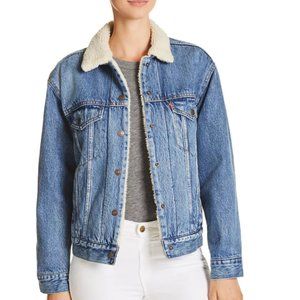 LEVI'S SHERPA TRUCKER JACKET MEDIUM